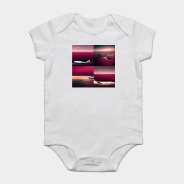 Qatar Airways Baby Bodysuit by SR8891
